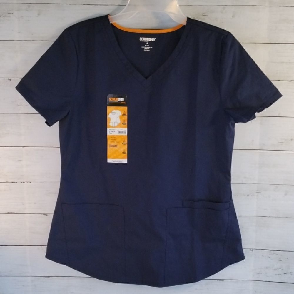 Womens V-Neck ScrubStar Scrub Shirt